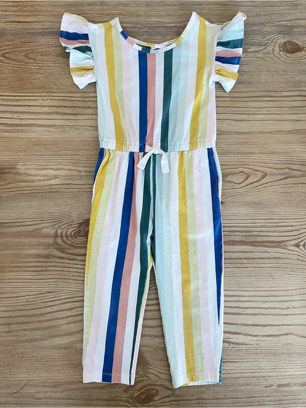 Tea Collection Girls' Multicolor Stripe Jumpsuit